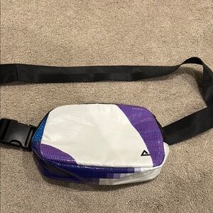 Rareform Zion sling bag, White and Purple Fanny pack
